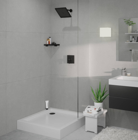 Верхний душ hansgrohe Crometta E 240 1jet 26726670, матовый черный