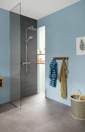 Душевая система hansgrohe Croma E 280 1jet с термостатом 27630000, хром