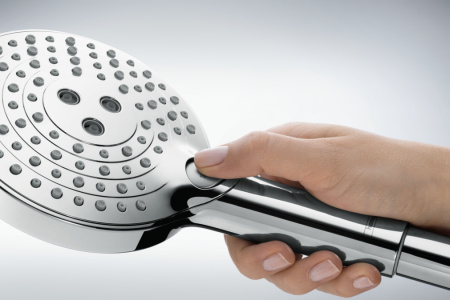 Душевой набор hansgrohe Raindance Select S 120 3jet PowderRain с держателем и шлангом 160 см 27668000, хром