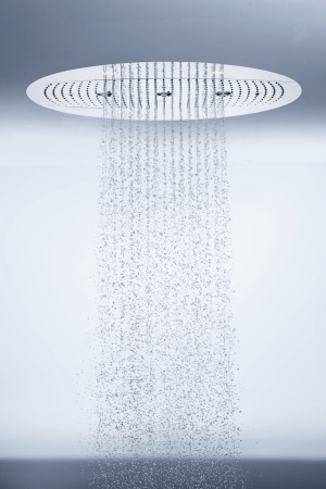 Верхний душ hansgrohe Raindance Rainmaker 600 3jet с потолочным креплением скрытого монтажа, с подсветкой 26117000, хром