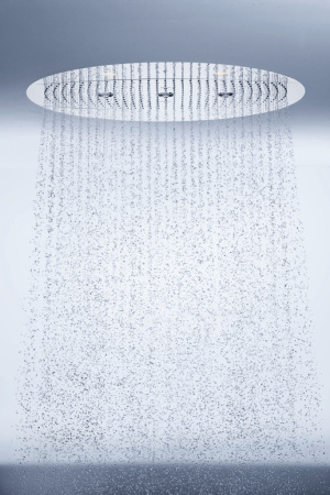 Верхний душ hansgrohe Raindance Rainmaker 600 3jet с потолочным креплением скрытого монтажа, с подсветкой 26117000, хром