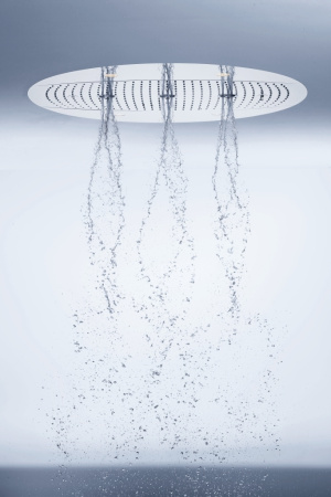 Верхний душ hansgrohe Raindance Rainmaker 600 3jet с потолочным креплением скрытого монтажа, с подсветкой 26117000, хром