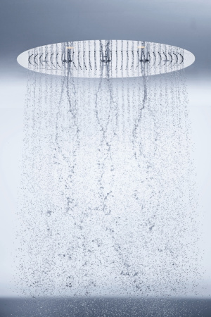 Верхний душ hansgrohe Raindance Rainmaker 600 3jet с потолочным креплением скрытого монтажа, с подсветкой 26117000, хром