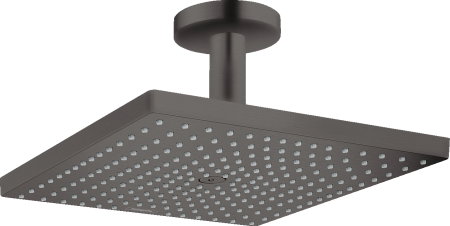Верхний душ hansgrohe Raindance E 300 1jet с потолочным кронштейном 26250340, шлифованный черный хром