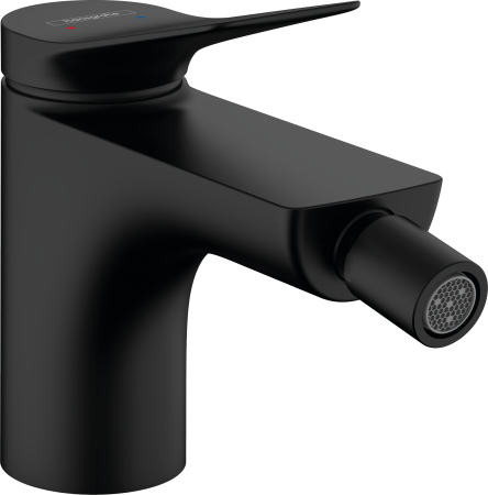 Смеситель для биде hansgrohe Vivenis со сливным гарнитуром 75200670, матовый черный