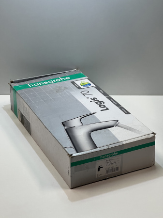 Смеситель для раковины hansgrohe Logis 70 со сливным гарнитуром 71070000/U1, хром, уцененный товар