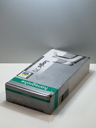 Смеситель для раковины hansgrohe Logis 70 со сливным гарнитуром 71070000/U1, хром, уцененный товар