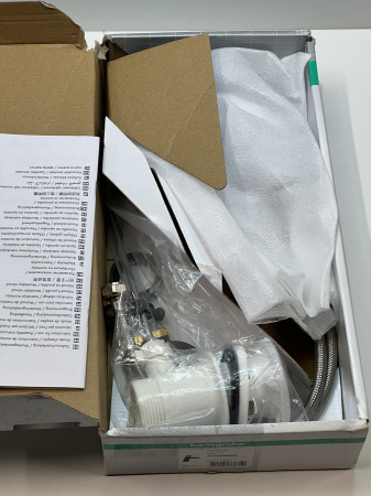 Смеситель для раковины hansgrohe Logis 70 со сливным гарнитуром 71070000/U1, хром, уцененный товар