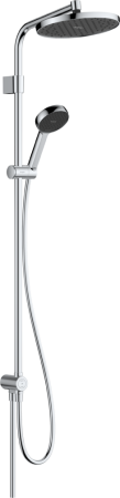 Душевая система hansgrohe Activera S Showerpipe 240 1jet EcoSmart Reno Varia, 28074000, хром