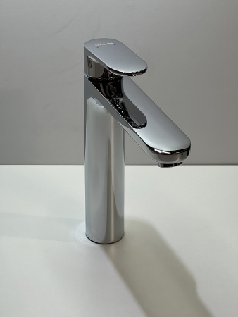 Смеситель для раковины hansgrohe Vernis Blend 190 без сливного гарнитура 71582000/U, хром, уцененный товар