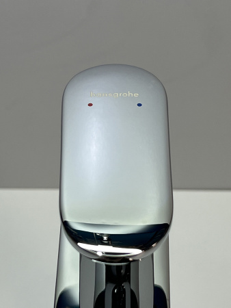 Смеситель для раковины hansgrohe Vernis Blend 190 без сливного гарнитура 71582000/U, хром, уцененный товар
