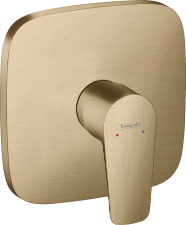 Внешняя часть смесителя для душа hansgrohe Talis E скрытого монтажа 71765140/U, шлифованная бронза, уцененный товар