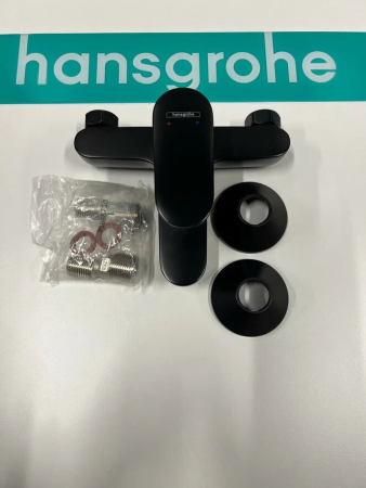 Смеситель для ванны hansgrohe Vernis Blend 71440670/U, матовый черный, уцененный товар