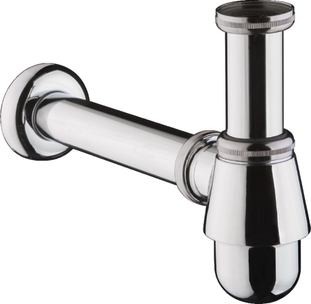Сифон для биде hansgrohe бутылочный 55213000, хром