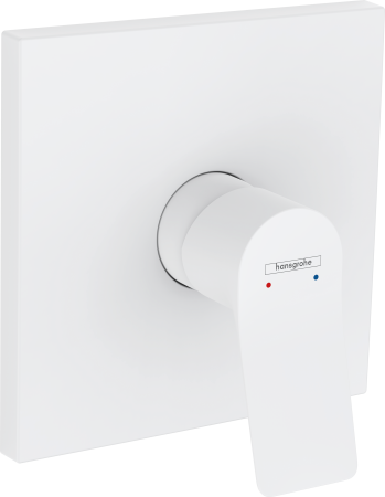 Внешняя часть смесителя для душа hansgrohe Vivenis скрытого монтажа 75615700, матовый белый