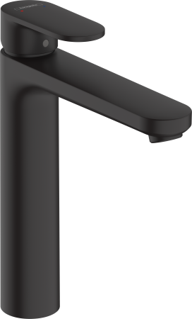 Смеситель для раковины hansgrohe Vernis Blend 190, со сливным гарнитуром 71552670, матовый черный