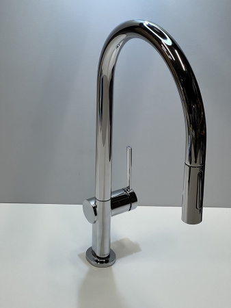 Смеситель для кухонной мойки hansgrohe Talis M54 210, с вытяжным душем 2jet 72800000/U, хром, уцененный товар