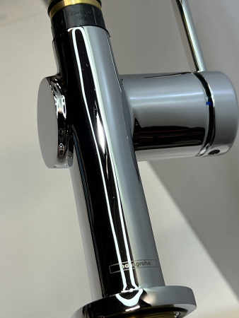 Смеситель для кухонной мойки hansgrohe Talis M54 210, с вытяжным душем 2jet 72800000/U, хром, уцененный товар