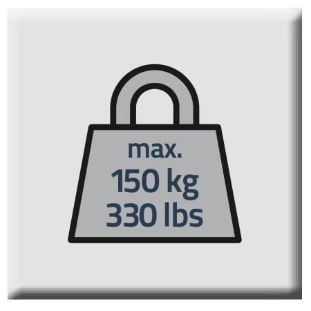 Табурет в ванную RIDDER Go с регулируемой высотой, А170101, белый