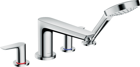 Внешняя часть смесителя для ванны hansgrohe Talis E на край ванны, на 4 отверстия 71748000, хром 
