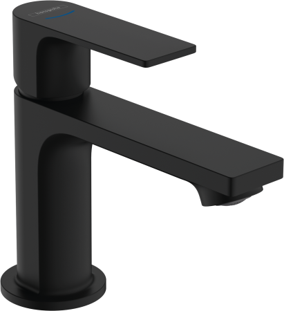 Кран для холодной воды hansgrohe Rebris E 80, без сливного гарнитура 72506670, матовый черный