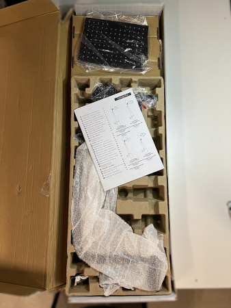 Душевая система hansgrohe Vernis Shape 230 1jet с термостатом 26286670/U, матовый черный, уцененный товар