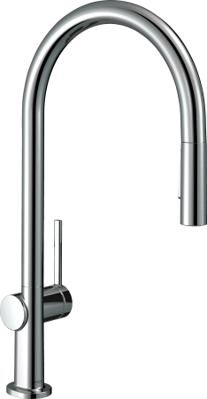 Смеситель для кухонной мойки hansgrohe Talis M54 210, Eco, с вытяжным душем 2jet 72842000, хром