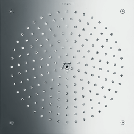 Верхний душ hansgrohe Raindance 260 1jet EcoSmart с потолочным креплением скрытого монтажа 26481000, хром