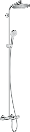 Душевая система hansgrohe Crometta S 240 1jet с термостатом для ванны 27320000, хром