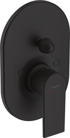 Внешняя часть смесителя для ванны hansgrohe Vernis Shape скрытого монтажа 71458670, матовый черный