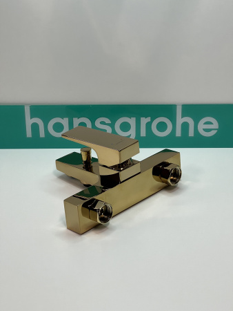 Смеситель для ванны hansgrohe Metropol 32540990/U, полированное золото, уцененный товар