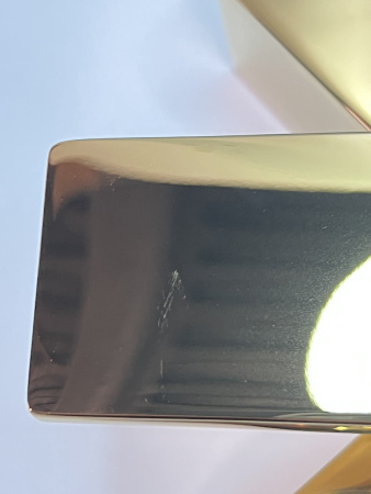 Смеситель для ванны hansgrohe Metropol 32540990/U, полированное золото, уцененный товар