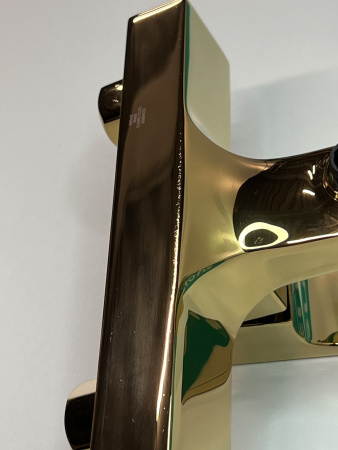 Смеситель для ванны hansgrohe Metropol 32540990/U, полированное золото, уцененный товар