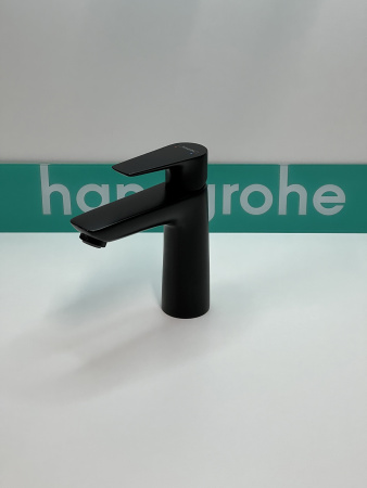Смеситель для раковины hansgrohe Talis E 110, 71712670/U, матовый черный, уцененный товар