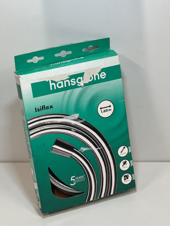 Душевой шланг hansgrohe Isiflex 160 см с защитой от перекручивания 28276000/U, хром, уцененный товар