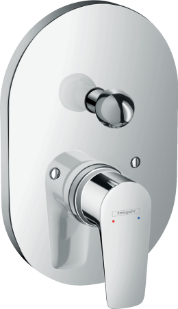 Внешняя часть смесителя для ванны hansgrohe Talis E скрытого монтажа 71746000, хром