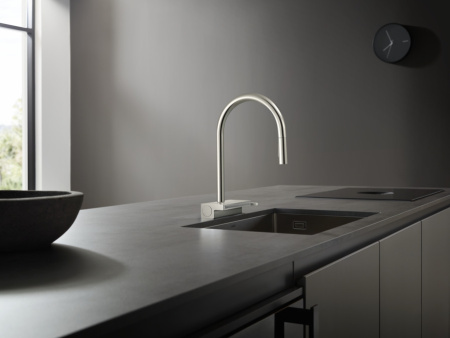 Смеситель для кухонной мойки hansgrohe Aquno Select M81 170, с вытяжным душем 3jet, sBox 73831000, хром