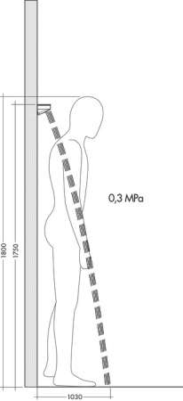 Боковой душ hansgrohe Rainfinity 500 1jet с полкой 26243000, хром