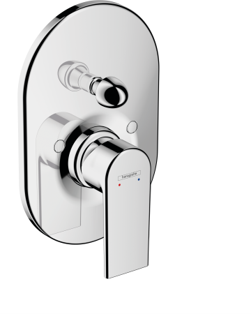 Внешняя часть смесителя для ванны hansgrohe Vernis Shape скрытого монтажа 71458000, хром
