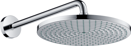 Верхний душ hansgrohe Raindance S 300 1jet EcoSmart с настенным кронштейном 26601000, хром