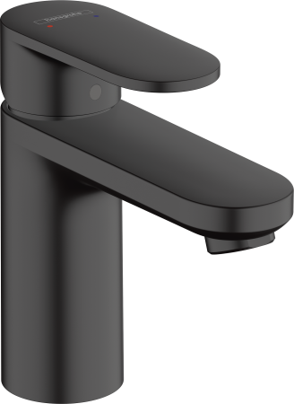 Смеситель для раковины hansgrohe Vernis Blend 100, без сливного гарнитура 71580670, матовый черный