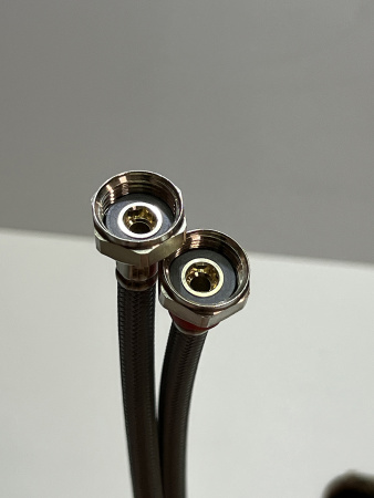 Смеситель для раковины hansgrohe Rebris S 240 CoolStart, со сливным гарнитуром 72580670/U, матовый черный, уцененный товар