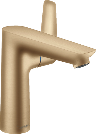 Смеситель для раковины hansgrohe Talis E 150 со сливным гарнитуром 71754140, шлифованная бронза