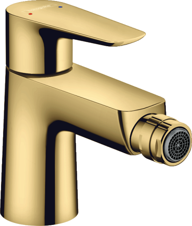 Смеситель для биде hansgrohe Talis E со сливным гарнитуром 71720990, полированное золото