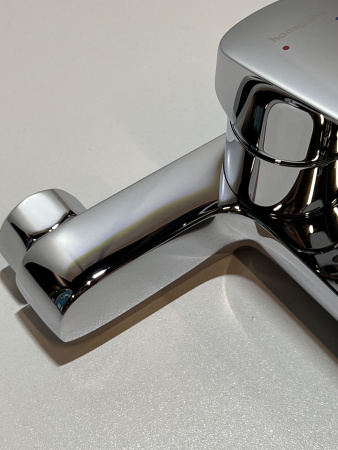 Смеситель для ванны hansgrohe Logis 71400000/U4, хром, уцененный товар