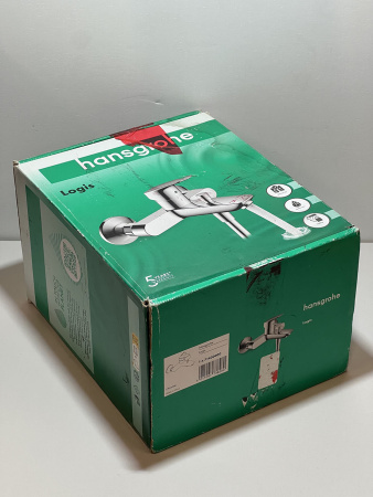 Смеситель для ванны hansgrohe Logis 71400000/U4, хром, уцененный товар