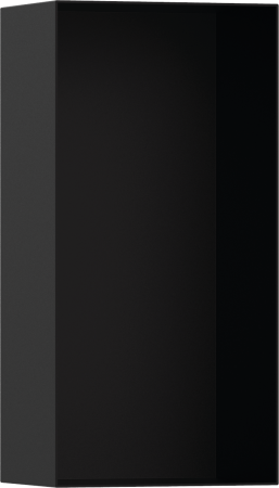 Настенный короб hansgrohe XtraStoris Minimalistic с открытой рамой, 30х15х10 см 56070670, матовый черный