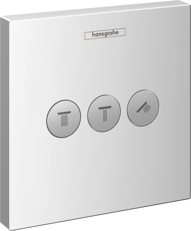 Переключатель потоков для душа hansgrohe ShowerSelect на 3 потребителя 15764000, хром