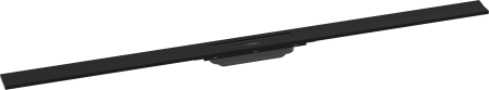 Внешняя часть трапа для душа hansgrohe RainDrain Flex, 120 см, укорачиваемая 56047670, матовый черный