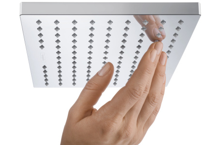 Верхний душ hansgrohe Vernis Shape 230 1jet EcoSmart 26283000, хром